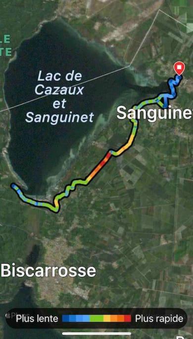 Agreable Maison Landaise Proche Du Lac Sanguinet Esterno foto