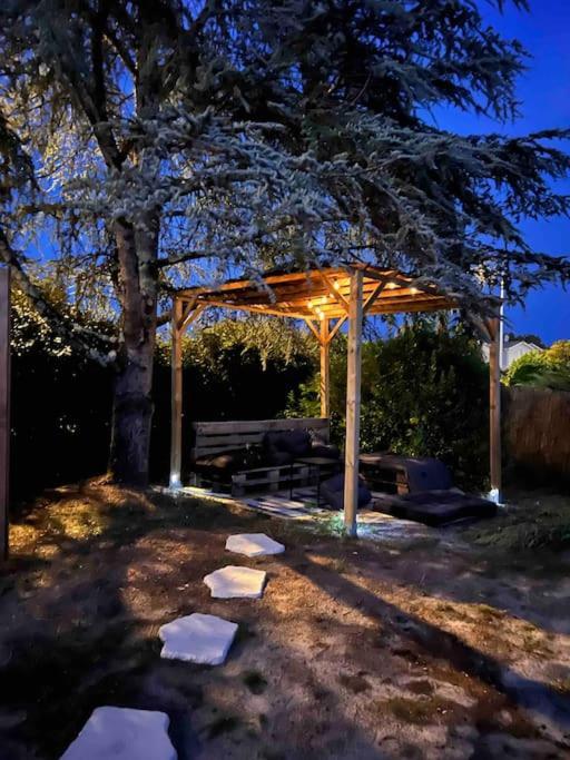 Agreable Maison Landaise Proche Du Lac Sanguinet Esterno foto